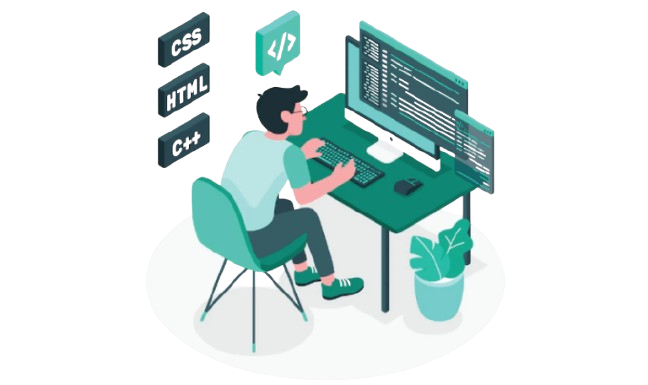 Coder illustration